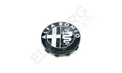 Felni közép fekete/fehér  60mm