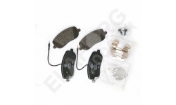 Fékbetét 2visszajelzős+csavar+rugó