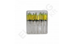 Kontrasztanyagot tart fecskendő klt