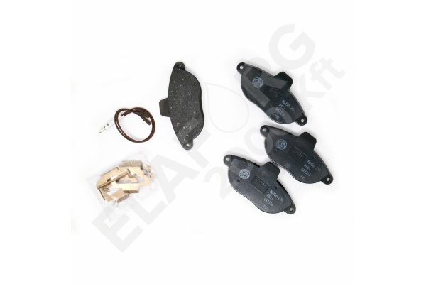 Fékbetét 2visszajelzős+rugós