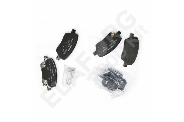 Fékbetét garn. rugó+csavar