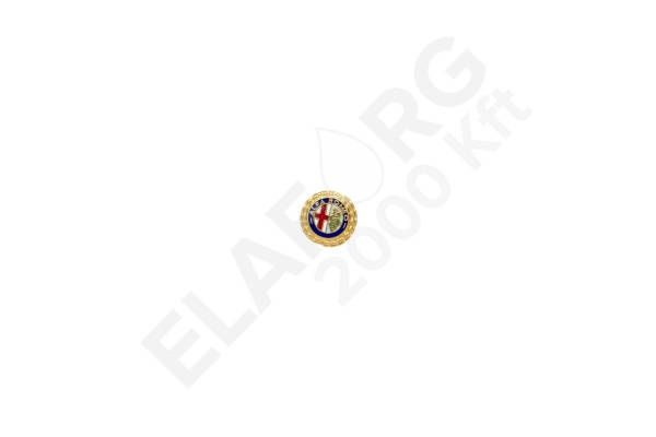 Kitűző Alfa Romeo arany koszorús