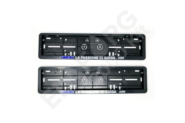 Rendszámtartó pár Fiat